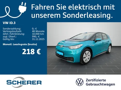 VW Volkswagen ID.3 110 kW 45 kWh *Pure Perform. City* Navi ACC im Auto Abo von Null-Leasing