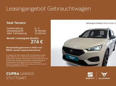 Seat Seat Tarraco FR 1.5 TSI DSG 110 kW im Leasing von Null-Leasing