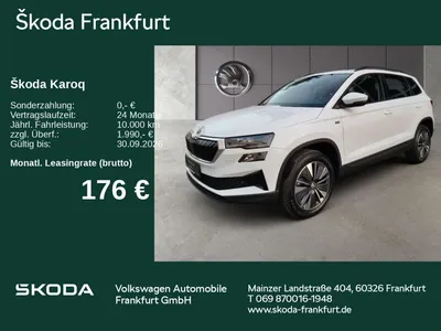 Skoda Skoda Karoq Tour 1,5 TSI DSG AHK/ Fahrassistenz Plus/ im Leasing von Null-Leasing