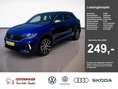 VW Volkswagen T-Roc R 2.0TSI 300PS DSG 4M ACC.AKRAPOVIC.KAMERA im Leasing von Null-Leasing