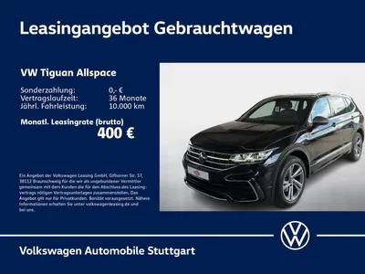 VW Volkswagen Tiguan Allspace R-Line 2.0 TDI DSG Navi Kamera im Leasing von Null-Leasing