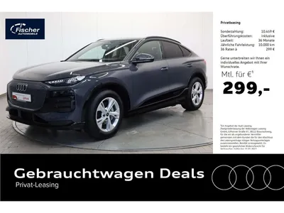 Audi Audi Q6 e-tron Sportback Advanced S-Line AHK/Raute im Leasing von Null-Leasing