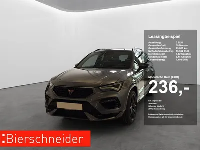 Cupra Cupra Ateca 1.5 TSI DSG Kamera+19+Navi+ACC u.v.m. im Leasing von Null-Leasing