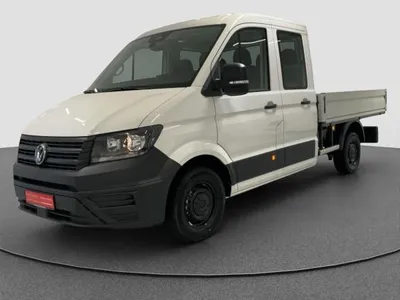 VW Volkswagen Crafter 35 Pritsche 2.0 TDI DoKA MR RWD 3,5t *7SI/AHK/STHZ/5J.GAR/PLANE OPT* im Auto Abo von LeasingMarkt.de