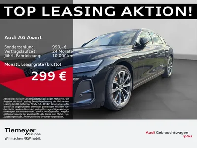 Audi Audi A6 Avant TDI Q PANO AHK MATRIX 360° eSPORTSITZE im Leasing von Null-Leasing