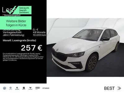 Skoda Skoda Scala 1.5 TSI DSG TOUR*MATRIX*AHK*KAMERA*SHZ*NAV im Auto Abo von Null-Leasing