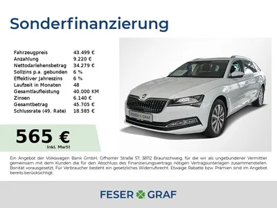 Skoda Skoda Superb Combi Style 2,0l TDI DSG *AHK NAVI RFK SZ im Auto Abo von Faaren