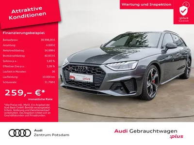 Audi Audi S4 Avant TDI quattro MATRIX NAVI PDC VIRTUAL SHZ im Leasing von Null-Leasing