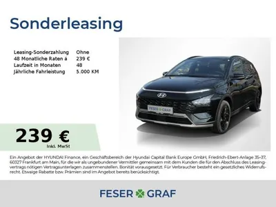 Hyundai Hyundai BAYON Bayon BLACKLINE DCT NAVI LED SHZ LHZ CARPLAY im Leasing von LeasingMarkt.de