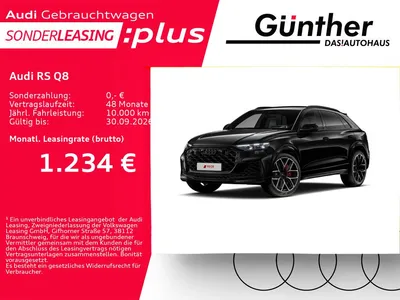 Audi Audi RS Q8 +WINTERRÄDER+STANDHEIZUNG+AHK+SPORTABGAS+ im Leasing von Null-Leasing