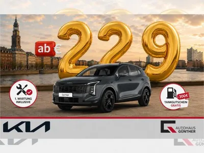 Kia Kia Sportage 150PS AT Black Edition *sofort verfügbar* 1. Wartung inkl. + 300€ Tankgutschein | 19" | Carplay | We im Leasing von LeasingMarkt.de