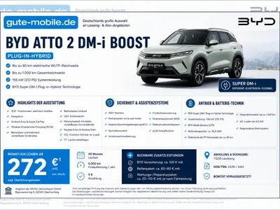 BYD BYD ATTO 2 DM-i Boost im Leasing von LeasingMarkt.de