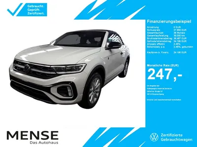 VW Volkswagen T-Roc Cabriolet 1.5TSI DSG R-Line Karmann Editio im Leasing von Null-Leasing