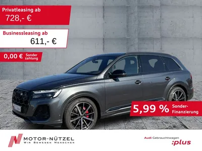 Audi Audi Q7 45 TDI QU S-LINE MATRIX+NAVI+B&O+HuD+AIR+AHK im Auto Abo von Mobile.de