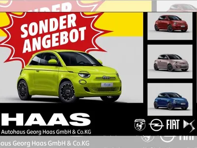 Fiat Fiat 500e 🚀La Prima 3+1 Begrenzte Stückzahl⚡–🔥 MEGA-DEAL! 🔥 ALLE FARBEN VERF.! 🔥OHNE ANZAHLUNG im Auto Abo von LeasingMarkt.de