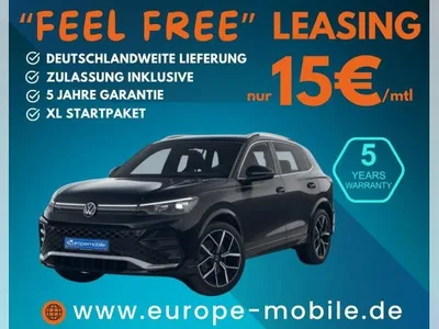 VW Volkswagen Tiguan R-LINE 2.0 TDI SCR 193 DSG 4MOTION (UVP 69.745€/KW37/25) NAV.MAX/PANO/20"/KOMFORT/WINTER/LED/UVM. im Auto Abo von LeasingMarkt.de