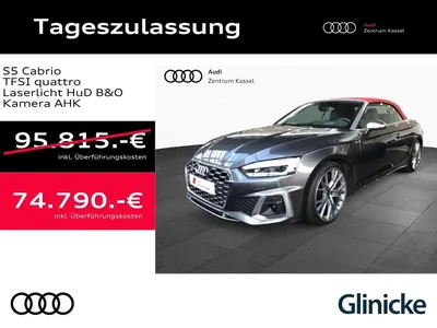 Audi Audi S5 Cabrio TFSI qu. Laserlicht HuD B&O Kamera AHK im Auto Abo von LeasingTime