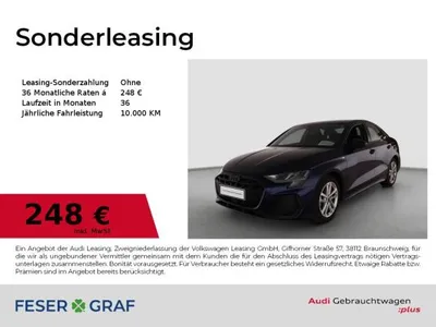 Audi Audi A3 Lim. 30 TFSI S line Ext/LED/Navi/ACC/R-Kamera im Leasing von LeasingMarkt.de