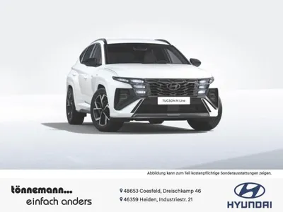 Hyundai Hyundai TUCSON N-LINE X 4WD❗️POWERDEAL❗Zulassung bis 30.03. im Auto Abo von LeasingMarkt.de