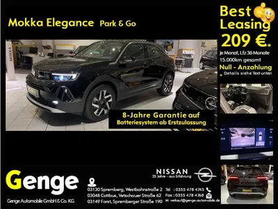 Opel Opel Mokka-e Elegance, Park & Go Paket, Winter-Paket, im Auto Abo von Null-Leasing