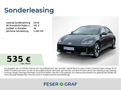 Hyundai Hyundai IONIQ 6 TECHNIQ-PAKET 4WD NAVI KAMERA CARPLAY im Auto Abo von LeasingMarkt.de