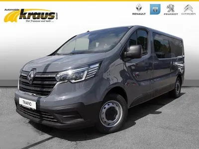 Renault Renault Trafic Doppelkabine Komfort L2H1 3,0t Blue dCi 150 MY24 AHK KAMERA ALLWETTER im Auto Abo von LeasingMarkt.de