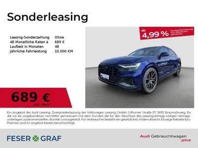 Audi Audi Q8 50 TDI S line AHK Matrix B&O HUD 360° Pano im Leasing von LeasingMarkt.de