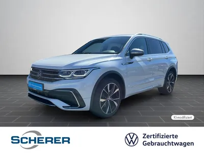 VW Volkswagen Tiguan Allspace R-Line 2.0 TDI 4MOTION LEDER SHZ im Leasing von Null-Leasing
