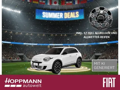 Fiat Fiat 600 Hybrid BUSINESS EDITION inkl ALLWETTERREIFEN im Leasing von Null-Leasing
