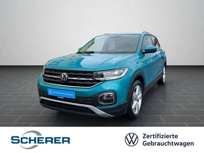 VW Volkswagen T-Cross STYLE 1.0 TSI LED IQ.DRIVE ACC REAR VIEW im Leasing von Null-Leasing