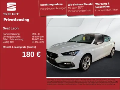 Seat Seat Leon FR 1.5 eTSI DSG ACC LED NAVI RFK KEYL. SHZ im Auto Abo von LeasingMarkt.de