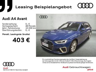 Audi Audi A4 Avant 40 TFSI S line S tronic *Virt.C+*NAV+* im Auto Abo von LeasingMarkt.de