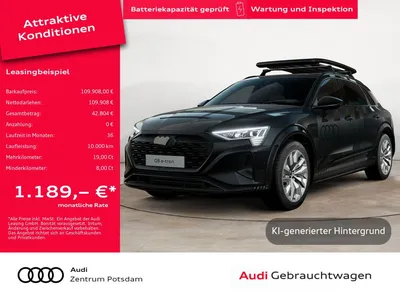 Audi Audi Q8 edition Dakar 55 e-tron quattro 360° MATRIX im Leasing von Null-Leasing