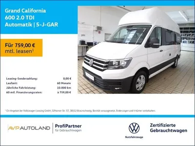VW Volkswagen Grand California 600 2.0 TDI Automatik | 5-J-GAR im Auto Abo von LeasingMarkt.de