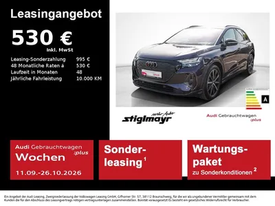 Audi Audi Q4 e-tron S-line 45 quattro HUD+MATRIX+NAVI im Leasing von Null-Leasing