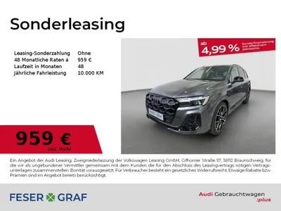 Audi Audi Q7 S line 50 TDI quattro Matrix Leder Pano AHK im Leasing von LeasingMarkt.de