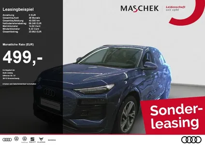 Audi Audi Q6 e-tron AHK 0.25% 2xMMI Memory Matrix OLED ACC im Auto Abo von Null-Leasing