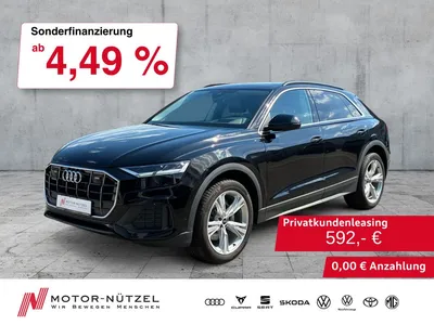 Audi Audi Q8 50 TDI QU LED+NAVI+HuD+AIR+RFK+ACC+AHK+PANO im Leasing von Null-Leasing