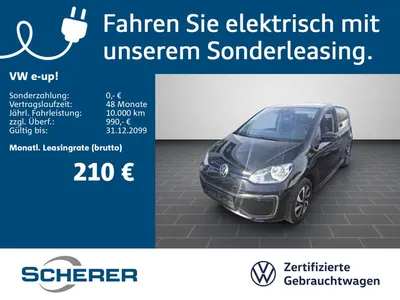VW Volkswagen e-up! 61 KW *Active* SHZ R-Kamera Climatronic im Auto Abo von Null-Leasing