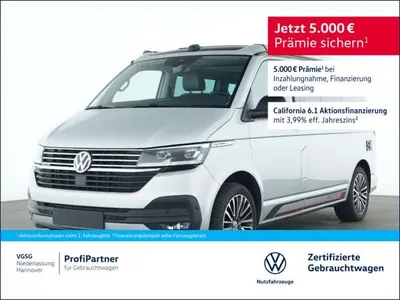 VW Volkswagen T6.1 California Ocean 4Motion AHK Kamera Standhzg. im Auto Abo von LeasingTime