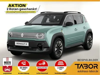 Renault Renault 4 Iconic 150 Comfort Range el Heckkl Kam Nav ACC im Auto Abo von LeasingMarkt.de