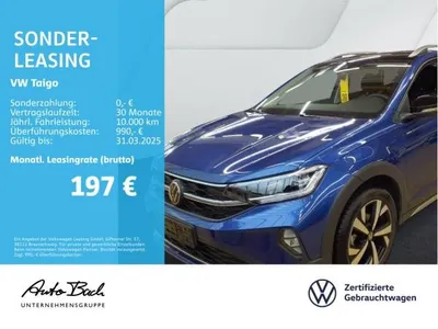 VW Volkswagen Taigo 1.0 TSI DSG Style, Navi, LED-Matrix, App-Connect, Digital Cockpit Pro, ACC im Auto Abo von LeasingMarkt.de