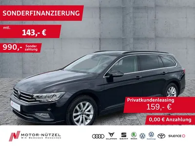 VW Volkswagen Passat Variant 1.5 TSI DSG BUSINESS 5JG+LED+NAVI im Leasing von Null-Leasing