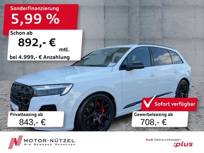 Audi Audi SQ7 TFSI QU MATRIX+NAVI+RFK+GRA+AIR+AHK+PANO+21" im Leasing von Null-Leasing