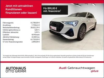 Audi Audi e-tron 55 quattro S line Matrix im Auto Abo von LeasingMarkt.de
