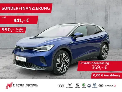 VW Volkswagen ID.4 150KW PRO PERFORMANCE NAV+SHZ+PANO+WäPu+ACC im Leasing von Null-Leasing