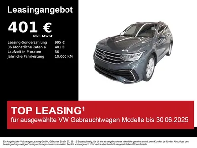 VW VW Tiguan R-line 2.0 TDI 4-Motion DSG AHK+PANO+STAN im Auto Abo von Null-Leasing