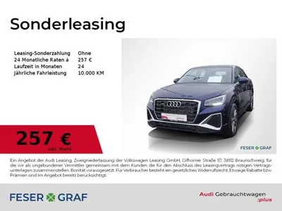 Audi Audi Q2 40 TFSI qu S Line Pano,SONOS,Leder,Tempomat im Auto Abo von LeasingMarkt.de