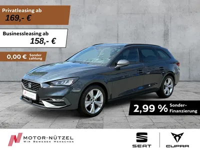 Seat Seat Leon ST 1.5 eTSI DSG FR-LINE LED+NAV+ACC+SHZ+RFK im Leasing von Null-Leasing