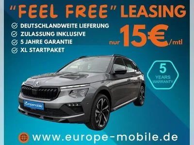 Skoda Skoda Kamiq MONTE CARLO 1.5 TSI 150 DSG (UVP 45.591€/SOFORT) 5J.GARANTIE|PANO|NAV|ASSISTENZ|EASY|KOMFORT|AHK|1 im Auto Abo von LeasingMarkt.de